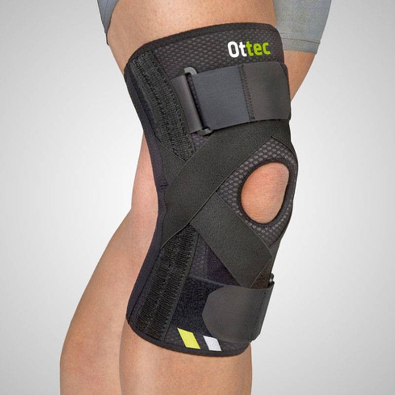Rodillera articulada para hombres y mujeres, soporte de rodilla para  inflamación del ligamento cruzado anterior o lesiones del tendón, ligamento  y