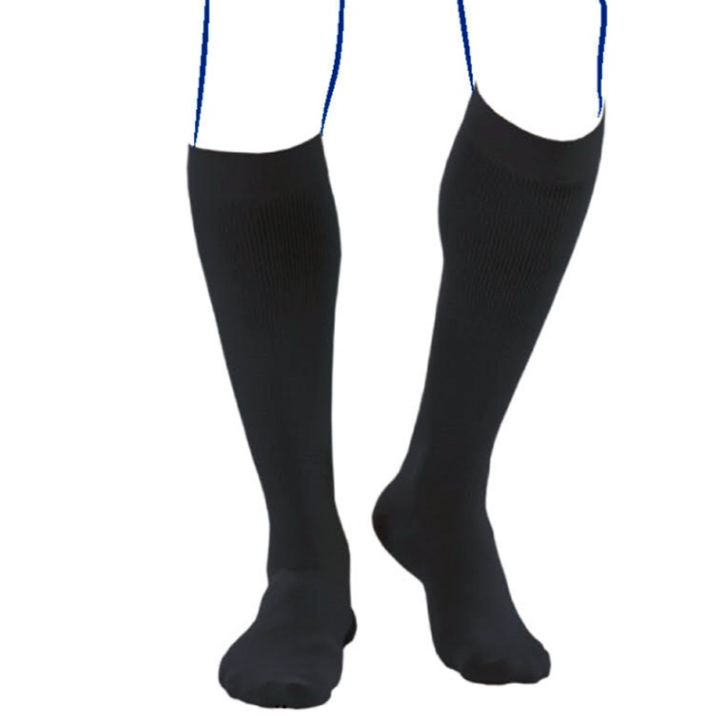 Calcetines de hombre Calcetines de talla grande con presión de grasa extra  Calcetines elásticos de grado 2 de vena americana calcetines de pantorrilla