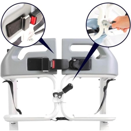 Silla para Transferencias Y WC Regulable en Altura KMINA