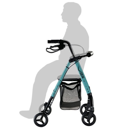 Andador con Ruedas y Asiento ZEN