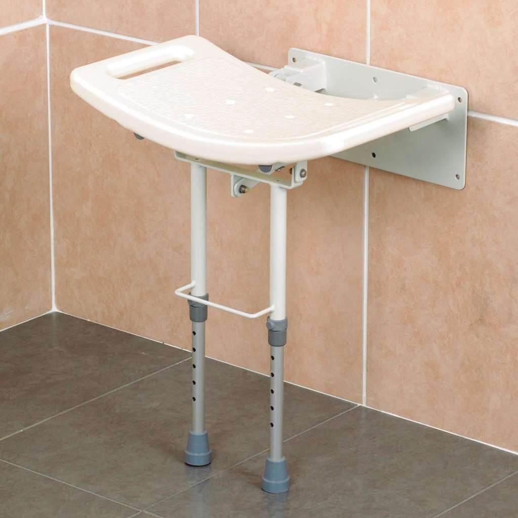 Bancos de ducha para ducha interior, silla de ducha ajustable de altura de  7 posiciones, taburete de ducha de spa para adultos para ducha interior