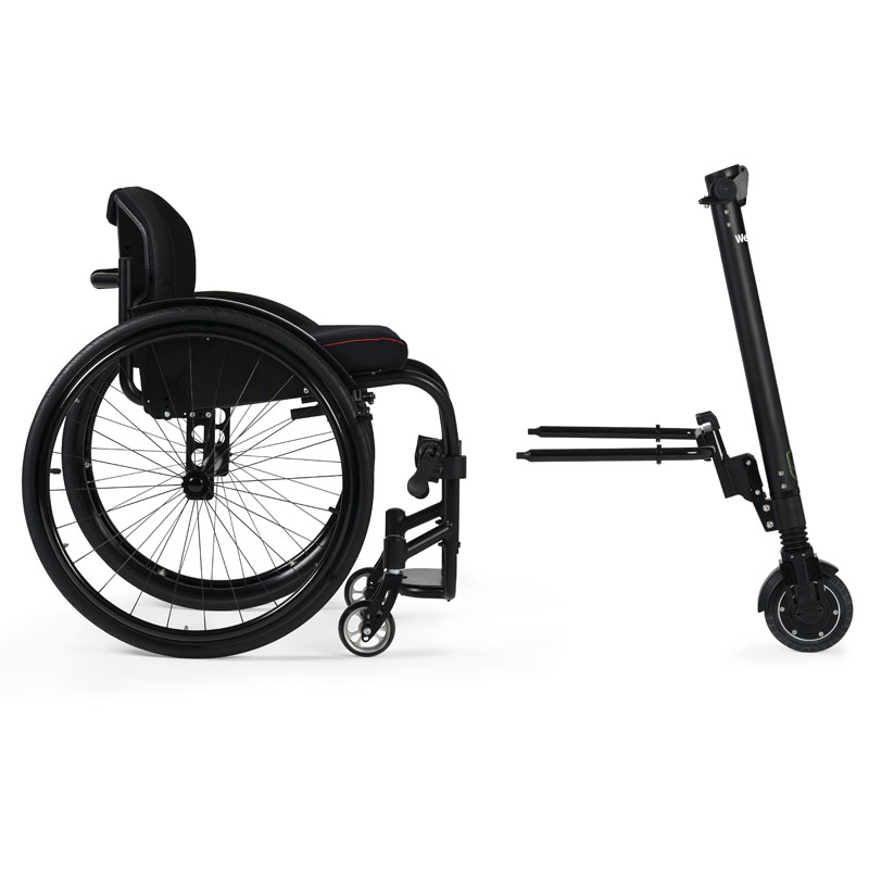 Handbike pequeña para silla de ruedas